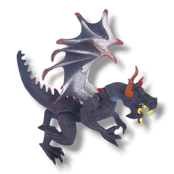 Dragon Action Figure Fantasy Mythical Medieval Knight Winged Articulation - Picture 5 of 6